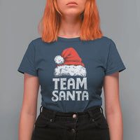 Team Santa T Shirt For Women Christmas Squad Family Matching Pajamas - Wonder Print Shop