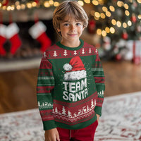 Team Santa Ugly Christmas Sweater Xmas Squad Family Matching Pajamas - Wonder Print Shop