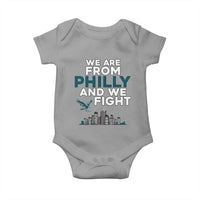 Philadelphia City Baby Onesie We Are From Philly And We Fight