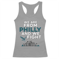 Philadelphia City Racerback Tank Top We Are From Philly And We Fight