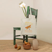 Believe In Yourself Even When No One Else Does Dragonfly Tote Bag, Nature Tote Bag, Gift for Women, Dragonfly Lover Tote Bag - Wonder Print Shop