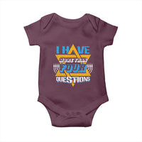 Funny Passover Baby Onesie Funny I Have More Than Four Questions Passover Kids