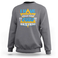 Funny Passover Sweatshirt Funny I Have More Than Four Questions Passover Kids