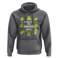 Funny Passover Hoodie Who Let the Frogs Out Jewish Seder Fami