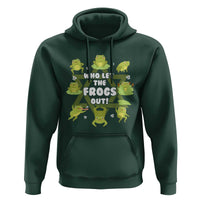 Funny Passover Hoodie Who Let the Frogs Out Jewish Seder Fami