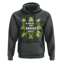 Funny Passover Hoodie Who Let the Frogs Out Jewish Seder Fami