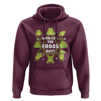 Funny Passover Hoodie Who Let the Frogs Out Jewish Seder Fami