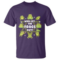 Funny Passover T Shirt Who Let the Frogs Out Jewish Seder Fami