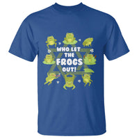 Funny Passover T Shirt Who Let the Frogs Out Jewish Seder Fami