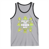 Funny Passover Tank Top Who Let the Frogs Out Jewish Seder Fami