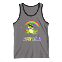 Funny Dayenu Frog Rainbow Tank Top Passover Celebration with Pride Vibes