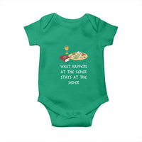 Funny Passover Seder Baby Onesie What Happens At The Seder Stays At The Seder Jewish Holiday
