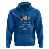 Funny Passover Seder Hoodie What Happens At The Seder Stays At The Seder Jewish Holiday