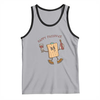 Happy Passover Matzah Drinking Tank Top Wine and Matzo Matzatarian Funny Pesach Jewish