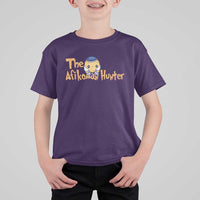 Funny Passover T Shirt For Kid Afikoman Hunter Jewish Family Seder Matzah