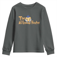 Funny Passover Youth Sweatshirt Afikoman Hunter Jewish Family Seder Matzah