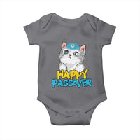Happy Passover Cute Cat Baby Onesie Seder Jewish Pesach
