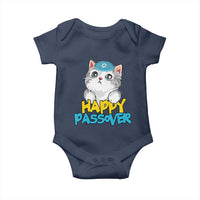 Happy Passover Cute Cat Baby Onesie Seder Jewish Pesach
