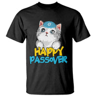 Happy Passover Cute Cat T Shirt Seder Jewish Pesach