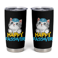 Happy Passover Cute Cat Tumbler Cup Seder Jewish Pesach
