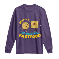 Funny Passover Matzah Long Sleeve Shirt The Original Fast Food Seder Jewish