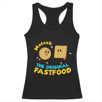 Funny Passover Matzah Racerback Tank Top The Original Fast Food Seder Jewish