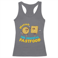 Funny Passover Matzah Racerback Tank Top The Original Fast Food Seder Jewish