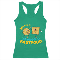 Funny Passover Matzah Racerback Tank Top The Original Fast Food Seder Jewish