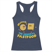 Funny Passover Matzah Racerback Tank Top The Original Fast Food Seder Jewish