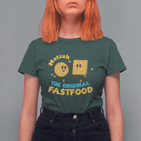 Funny Passover Matzah T Shirt For Women The Original Fast Food Seder Jewish