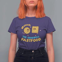 Funny Passover Matzah T Shirt For Women The Original Fast Food Seder Jewish