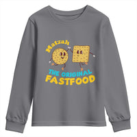Funny Passover Matzah Youth Sweatshirt The Original Fast Food Seder Jewish