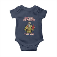 Funny Passover Drinking Baby Onesie Keep Calm And Passover That Wine Jewish