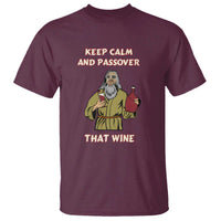 Funny Passover Drinking T Shirt Keep Calm And Passover That Wine Jewish