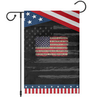 Pledge of Allegiance USA Flag Vintage Patriotic Graphic Patriotic Garden Flag One Nation Under God Liberty and Justice for All