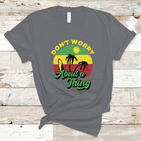 Jamaica T Shirt Don't Worry About A Thing Retro Caribbean Jamaica Reggae - Wonder Print Shop