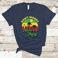 Jamaica T Shirt Don't Worry About A Thing Retro Caribbean Jamaica Reggae - Wonder Print Shop