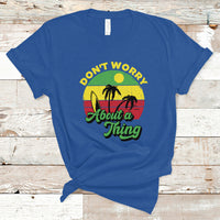 Jamaica T Shirt Don't Worry About A Thing Retro Caribbean Jamaica Reggae - Wonder Print Shop
