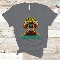 Jamaica T Shirt Jamaican Black Girls Melanin Queen Jamaica Flag Hair Womens - Wonder Print Shop