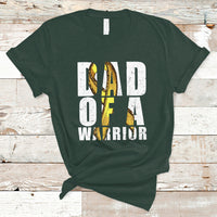 Childhood Cancer Awareness T Shirt In This Family Nobody Fights Alone Gold Ribbon Support Squad - Wonder Print Shop