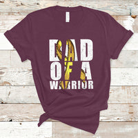 Childhood Cancer Awareness T Shirt In This Family Nobody Fights Alone Gold Ribbon Support Squad - Wonder Print Shop