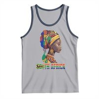 South Africa Pride Tank Top Black African Woman