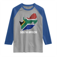 South Africa Pride Raglan Shirt South African Flag Map