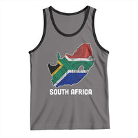 South Africa Pride Tank Top South African Flag Map