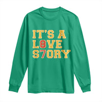 It’s a Love Story 87 Long Sleeve Shirt Inspired Football Romance - Wonder Print Shop