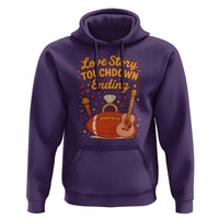 Love Story Touchdown Ending Hoodie Football And Music Engagement - Wonder Print Shop