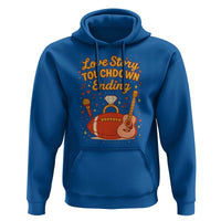 Love Story Touchdown Ending Hoodie Football And Music Engagement - Wonder Print Shop
