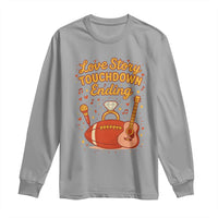 Love Story Touchdown Ending Long Sleeve Shirt Football And Music Engagement - Wonder Print Shop