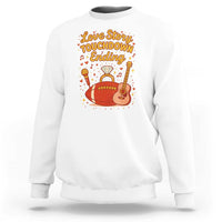 Love Story Touchdown Ending Sweatshirt Football And Music Engagement - Wonder Print Shop