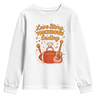 Love Story Touchdown Ending Youth Sweatshirt Football And Music Engagement - Wonder Print Shop
